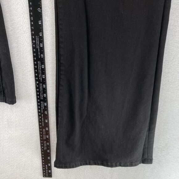 Good American Jeans Women's‎ Plus 22 Flared Leg Black Stretch Denim Button Fly - Picture 8 of 11